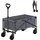 Woltu Trolley mit Rädern Grau 78 x 43 x 90 cm