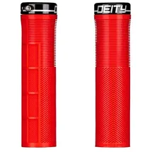 Deity Knuckleduster Fahrradgriffe rot