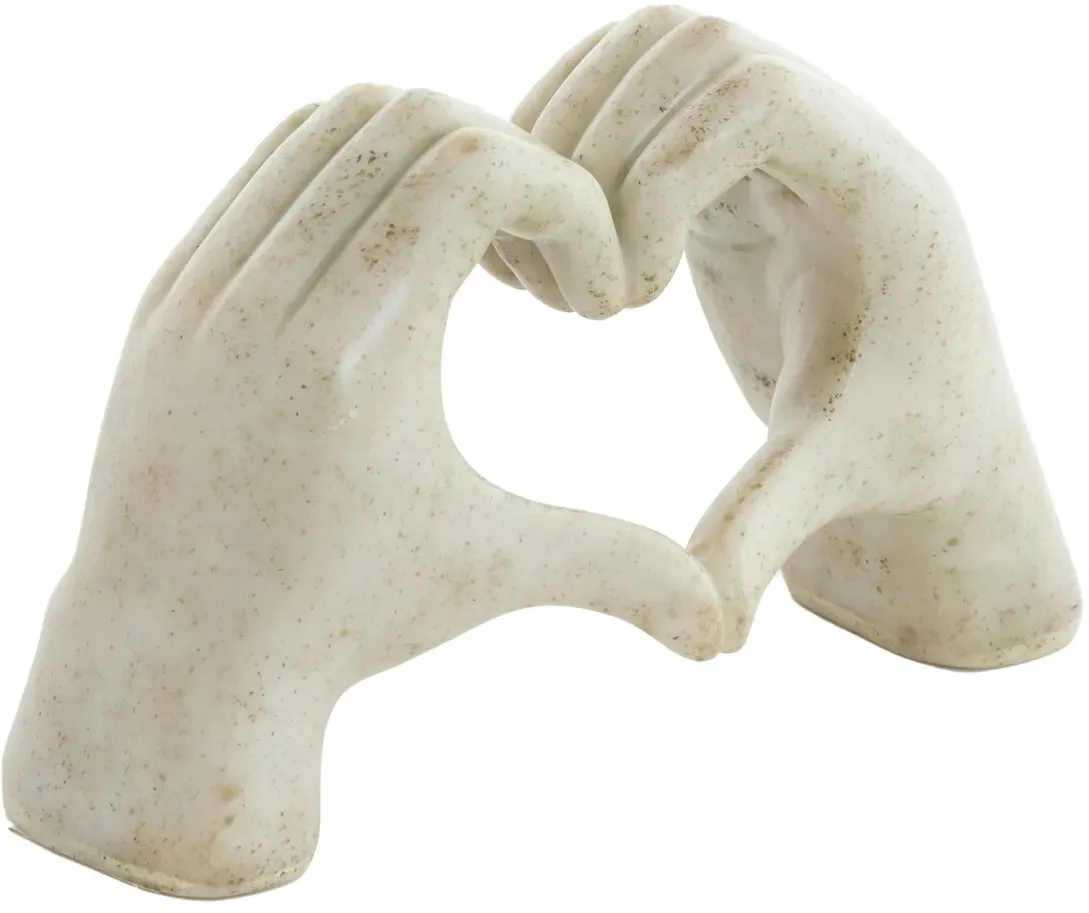 Light&Living Ornament HANDS 11,5cm - B/H/T ca. 8.00x11.50x19.00