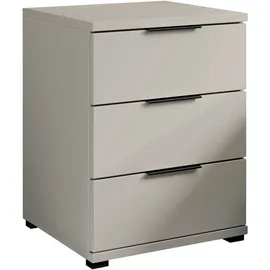 Die Möbelfundgrube Nachtschrank SMILLA 2 46 x 61 x 42 cm Schwarz