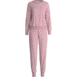 CALIDA Cotton Stripes Pyjama Lila 44-46