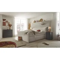 Set One by Musterring Boxspringbett »Florida« in modernem Cord-Bezug,