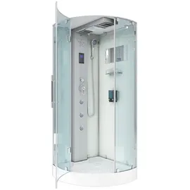 AcquaVapore D37-10l2 Dusche Dampfdusche Duschtempel Duschkabine 90x90 Ohne 2k Scheiben Versiegelung - Acquavapore