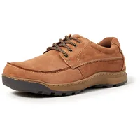Hush Puppies Herren Tucker Derbys, Braun (Tan Nubuck Tan), 44 EU
