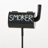 Boltze Aschenbecher Smoker Sturmaschenbecher aus Metall, 20x10 cm,