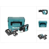 Makita DJR 188 RGJ Akku Reciprosäge 18 V Brushless Säbelsäge im Makpac + 2x 6,0 Ah Akku + Ladegerät