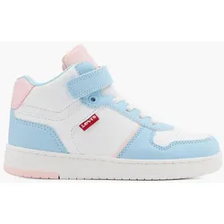 Hoher Sneaker - Damen - weiß
