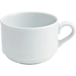 KAHLA 125406A90012C Matinee Kaffee-Obertasse 0,18 l stapelbar | weiße Kaffeetasse aus Porzellan