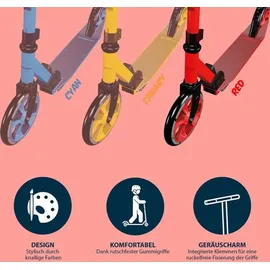 Hudora Scooter Up 200, red, Alu-Cityroller