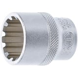 BGS 10222 | Steckschlüssel-Einsatz Gear Lock Antrieb Innenvierkant 12,5 mm (1/2") SW 22 mm