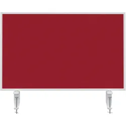 Magnetoplan Tischtrennwand VarioPin - 80x50cm - doppelseitig - 1 Seite Whiteboard-Oberfläche - 1 Seite Filz-Oberfläche