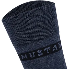 Mustang Alltagssocken 6er Pack Blau 43-46