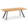 Niehoff Noah Gartentisch 260 x 95 x 76 cm Teak gebürstet/Grau