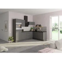 OPTIFIT Winkelküche L-Form 270 cm basaltgrau matt
