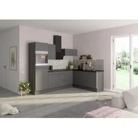 OPTIFIT Winkelküche L-Form 270 cm basaltgrau matt
