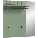 Möbel Boss Garderobenpaneel Station 106 x 106 x 27 cm Grün