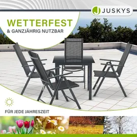 Juskys 	Milano Set 5-tlg. dunkelgrau