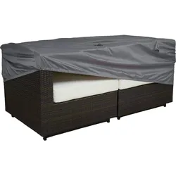 Oviala Business Bezug für Gartenmöbel Sofa 2-Sitzer - Oviala