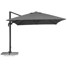 Schneider Ampelschirm Rhodos Grande 400 cm x 300 cm Anthrazit