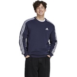 Adidas Herren Essentials Fleece 3-Stripes Sweatshirt Legend Ink,