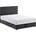 Atlantic Home Collection Boxbett Benita, mit Taschen-Federkernmatratze und... Bettkasten, grau