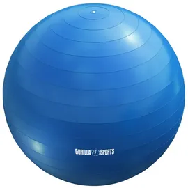 Gorilla Sports Gymnastikball Blau 75 cm
