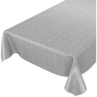 ANRO Wachstuchtischdecke Wachstuch Wachstischdecke Tischdecke Wachstuchdecke Grau Leinenoptik 240x140cm