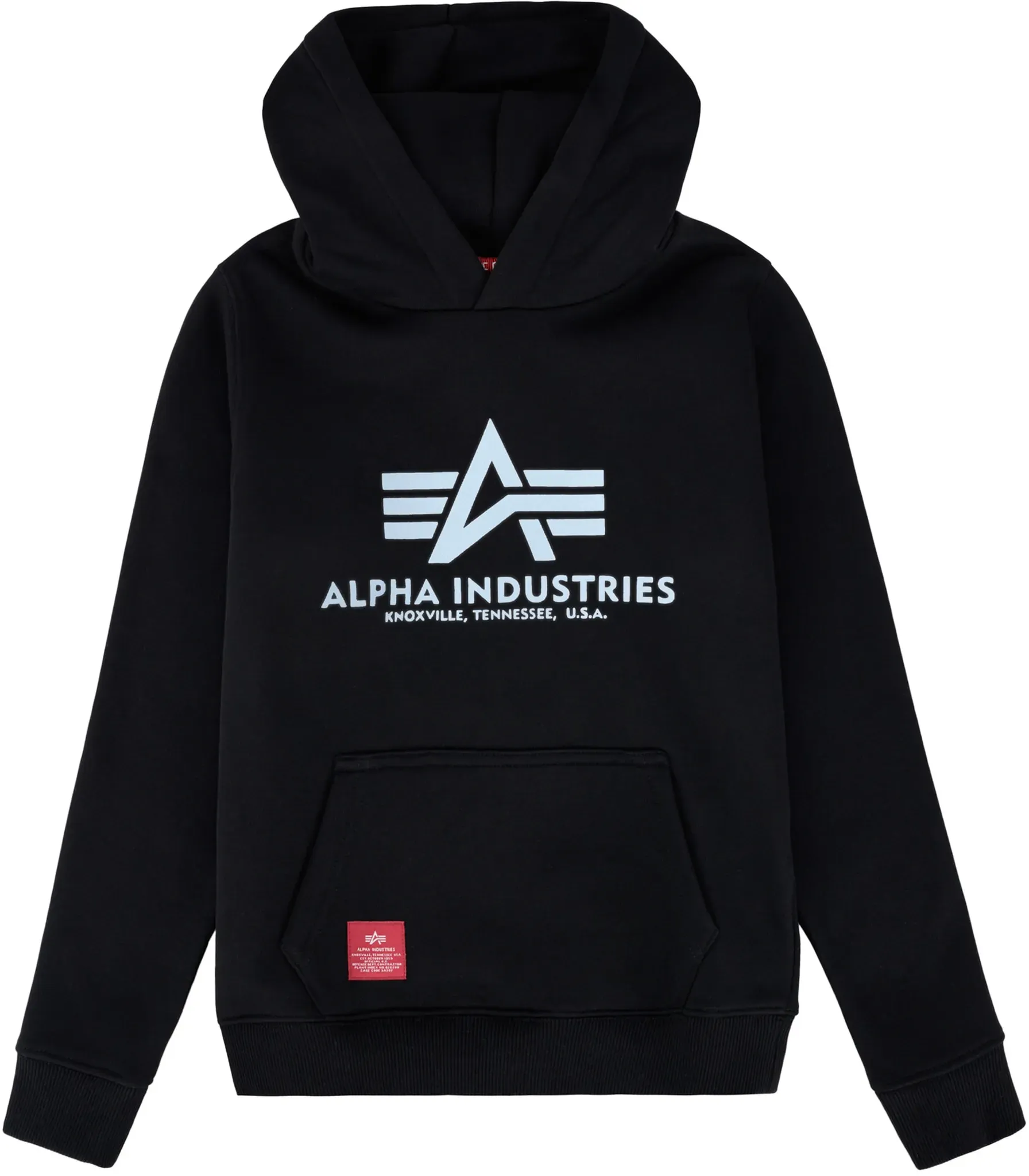 Hoodie ALPHA INDUSTRIES "Alpha Industries Kids - Hoodies" Gr. 10, schwarz (black) Mädchen Sweatshirts