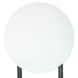 CASARIA Stehtisch Ø 72 x 110 cm Weiß