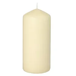 Papstar Stumpenkerzen Ø 60 mm 130 mm creme, 10 x 1 Stück