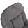 Mendler Relaxsessel HWC-P32 Chenille 80 x 96 x 80 cm Grau mit Hocker