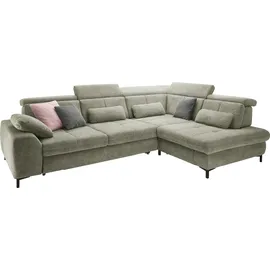 Set One by Musterring Eckcouch Polyester 2-Sitzer Grün