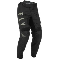 Fly Racing F-16, Textilhose - Schwarz/Grau - 30