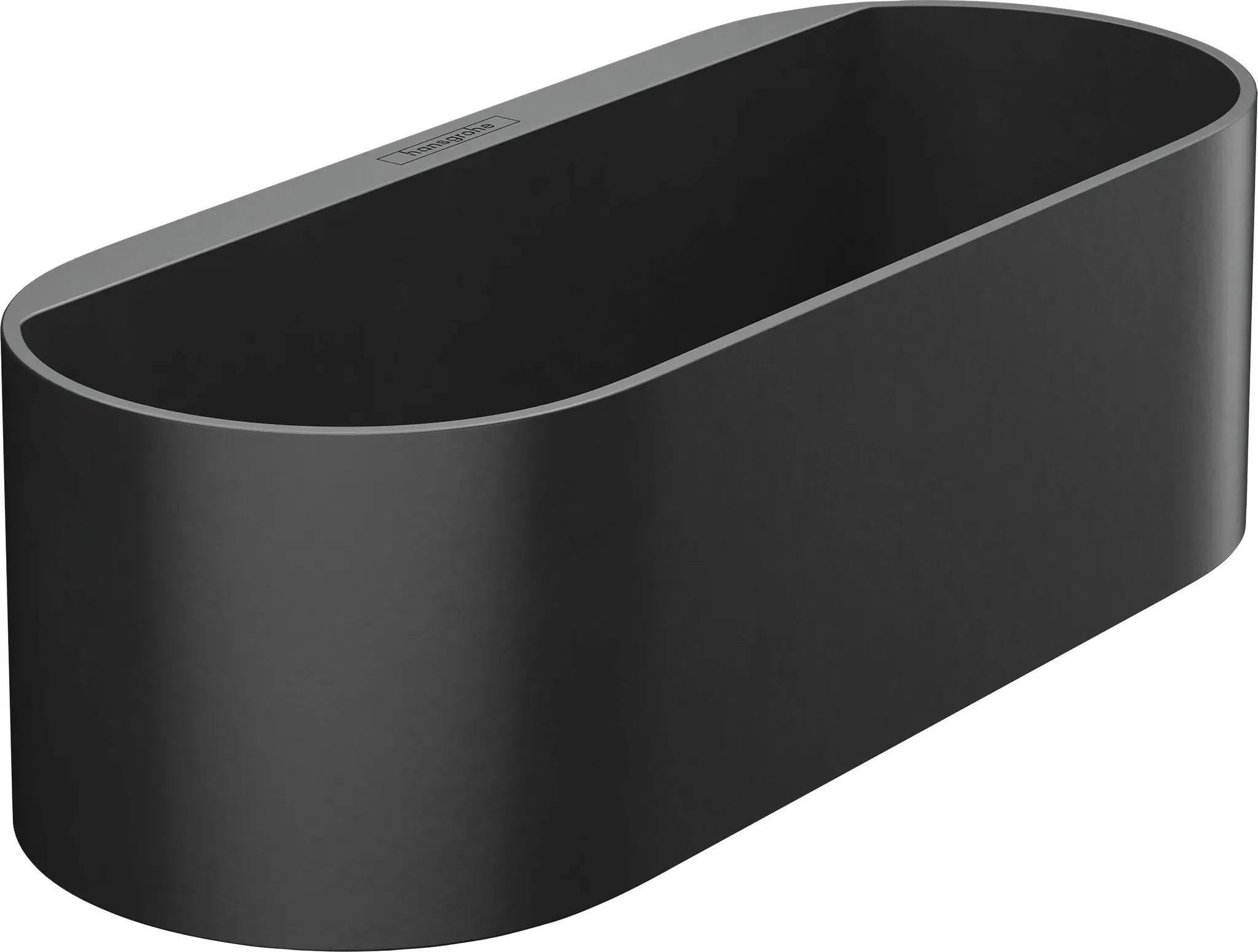 Aufbewahrungsbox HANSGROHE "WallStoris" Aufbewahrungsboxen Gr. B/H/T: 25 cm x 7,1 cm x 10 cm, schwarz (tief mattschwarz) BxTxH: 25x10x7,1 cm, tief mattschwarz