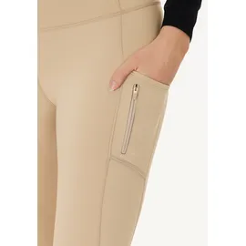 Endurance THADEA POCKET XQL Funktionstights Beige 40