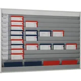 Eichner Planungstafel H1282xB1580xT78mm 10 Schienen grau