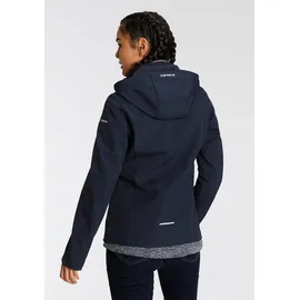 ICEPEAK Softshelljacke "BRENHAM", Damen, Gr. 34, blau (marine), Softshell, Obermaterial: 89% Polyester, 11% Elasthan.