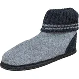 KITZ-PICHLER Hausschuh Kauns in graumele/kohle & Herren | Größe 46 - olive leaves - 46