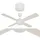 LUCCI Futura Eco 122 cm Deckenventilator weiß mit Licht inkl. Fernbedienung