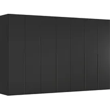 Rauch Drehtürenschrank Montclar 350 x 223 x 60 cm Schwarz/Grau