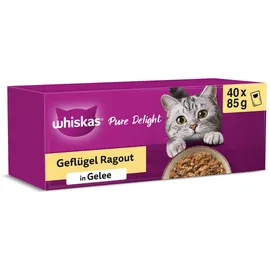 Whiskas Pure Delight Geflügel Ragout in Gelee 40 x 85 g
