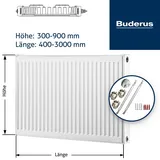 Buderus Kompakt Heizkörper Flachheizkörper 11 500 x1200
