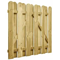 vidaXL Gartentor 100 x 100 cm Grün/Braun Holz