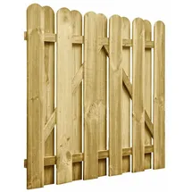 vidaXL Gartentor 100 x 100 cm Grün/Braun Holz