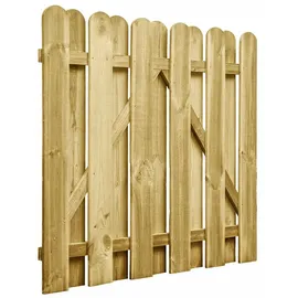 vidaXL Gartentor 100 x 100 cm Grün/Braun Holz