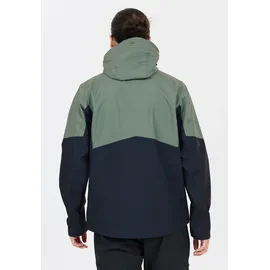 Whistler Softshelljacke "RODNEY", Herren, Gr. L, grün (grün, blau), 100% Polyester, mehrfarbig, unifarben, normal, ohne Ausschnitt, Jacken Softshelljacke, mit wind- und wasserdichter Membran