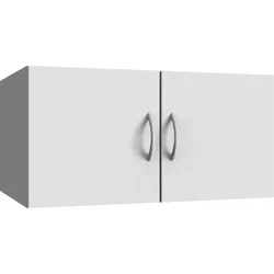 Kleiderschrank WIMEX "Multiraumkonzept Schrank Garderobe Aufsatzschrank", weiß, B:80cm H:40cm T:40cm, Spanplatte, Schränke, Schranksystem Aufsatz Schrank für Kleiderschrank