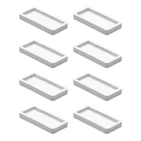 QuickClick Wagner QuickClick® Kunststoffgleiter Möbelgleiter Stuhlgleiter - 8er-Set Ersatzgleiter - Kunststoff Hyper - 32 x 15 mm für Basis 32 x 15 mm - Made in DE - 15791700