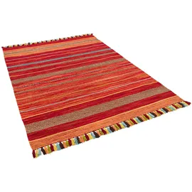 Pergamon Natur Teppich Kelim Kalleen Rot, 200x300cm