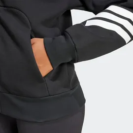 adidas Future Icons 3-Streifen Reißverschlusspullover Black S